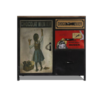 现代实木办公桌椅su模型