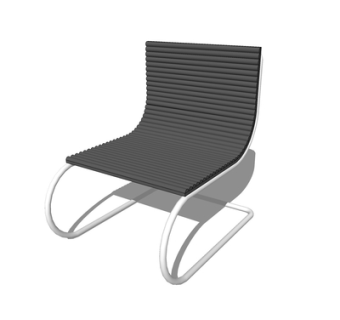 现代单椅su模型