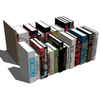 现代书籍su模型