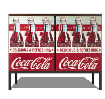 现代实木边柜su模型