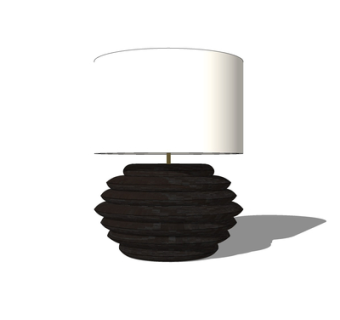 现代台灯su模型