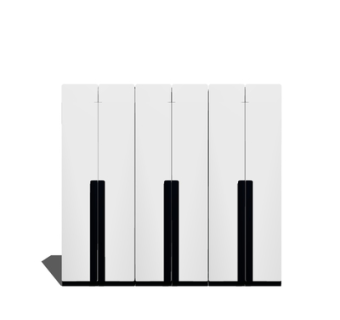 现代实木衣柜su模型