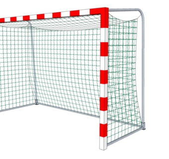 现代足球框su模型