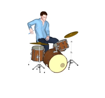 现代架子鼓su模型