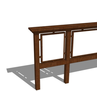 现代文化宣传栏su模型