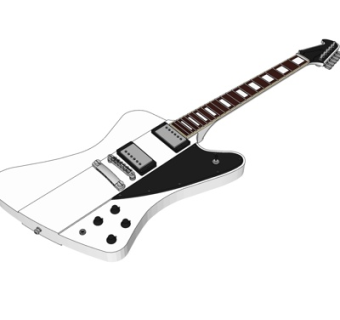 现代吉他su模型