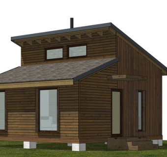 日式木屋别墅su模型