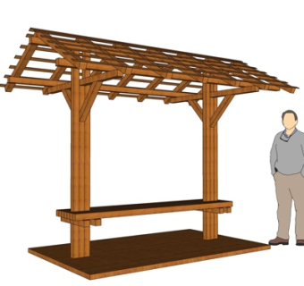 现代实木公用椅su模型