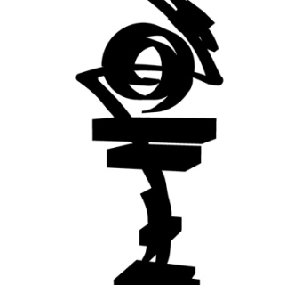 现代金属雕塑摆件su模型