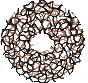 现代金属艺术挂件su模型