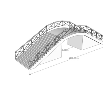 现代拱桥su模型