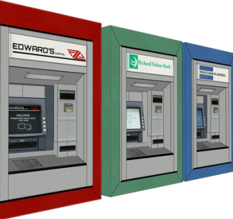 现代自动取款机su模型