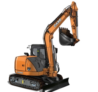 现代挖掘机su模型