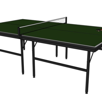 现代乒乓球桌su模型