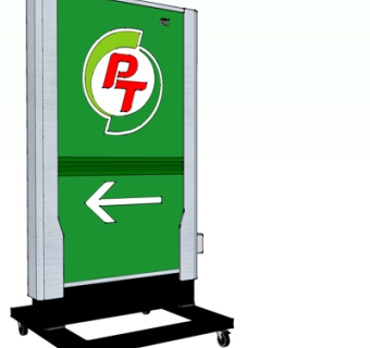 现代路标指示牌su模型