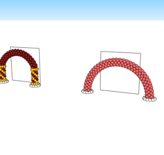 现代气球门婚礼美陈su模型