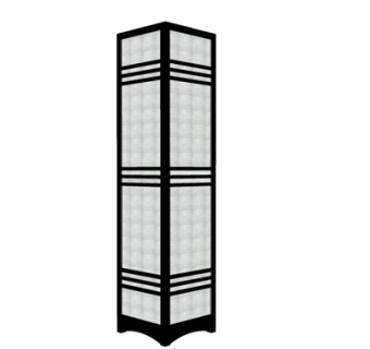 新中式景观灯su模型