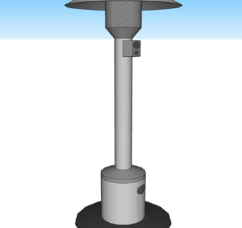 现代路灯su模型