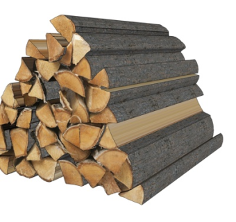 现代木柴小品su模型