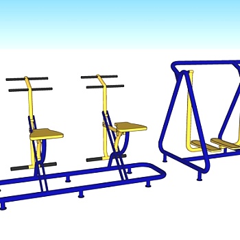 现代<em>健身器材</em>su模型