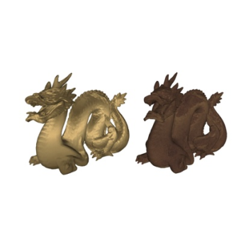 新中式龙形雕塑su模型