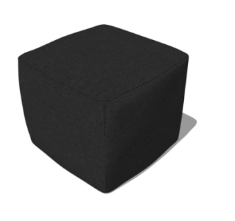 现代布艺沙发凳su模型