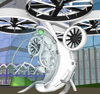 现代高科技概念汽车su模型