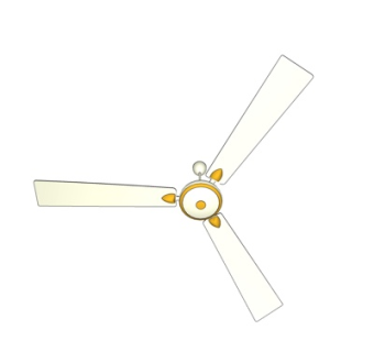 现代金属吊扇su模型