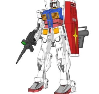 现代变形金刚玩具su模型