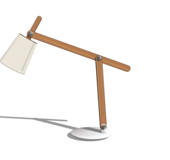 北欧台灯su模型