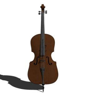 现代大提琴su模型