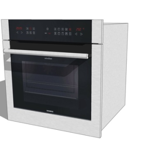 现代消毒柜su模型