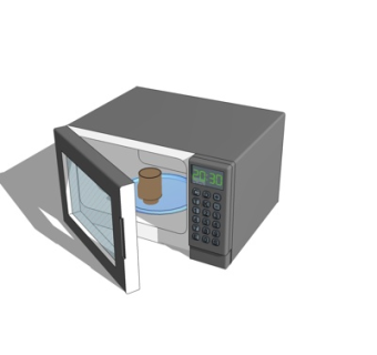现代微波炉su模型