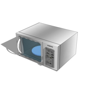 现代微波炉su模型