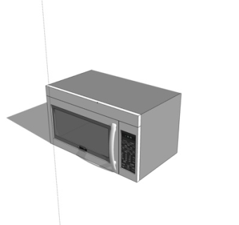 现代微波炉su模型