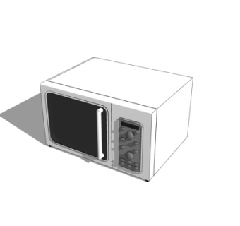 现代微波炉su模型