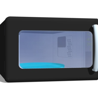 现代微波炉su模型