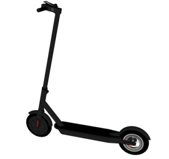 现代电动滑板车su模型