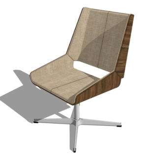 现代单椅su模型