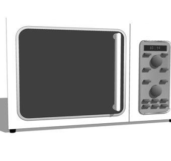 现代微波炉su模型