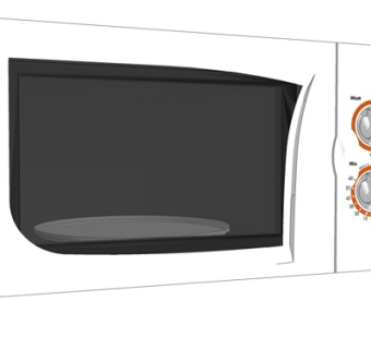 现代微波炉su模型