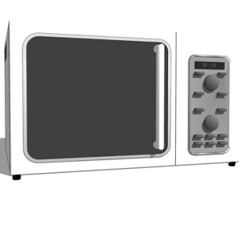 现代微波炉su模型