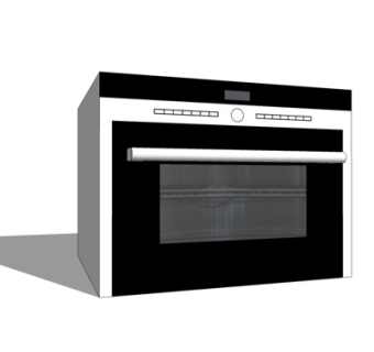 现代碗碟消毒柜su模型