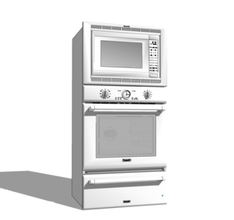 现代烤箱su模型