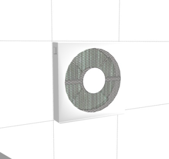 现代排风扇su模型