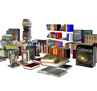 现代书籍su模型