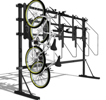 现代单车车架su模型