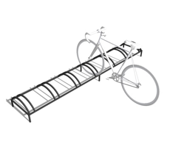 现代单车车架su模型