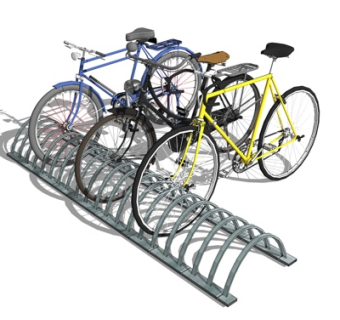 现代单车车架su模型