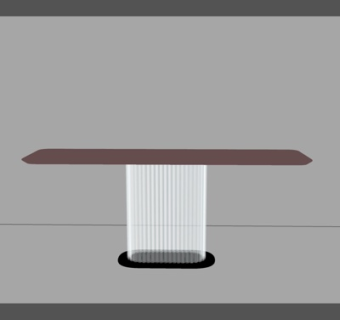 现代餐桌su模型